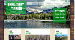 Desktop Screenshot of lakemarymarina.com